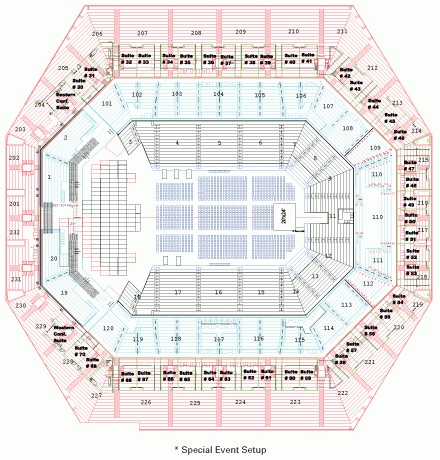 Gainbridge Fieldhouse Floor Plan